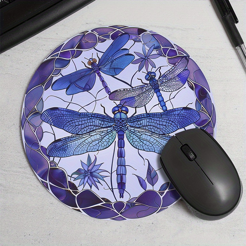 Tradescantia Purple - Le tapis de souris rond à