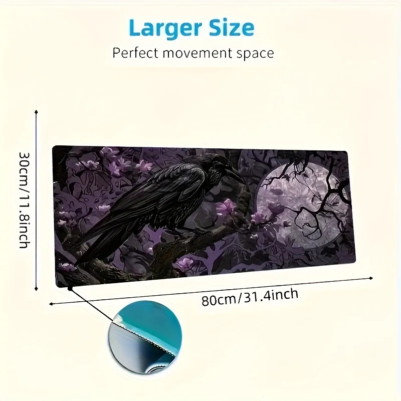 Tapis de souris Gothique Corbe - Tradescantia Purple avis et prix