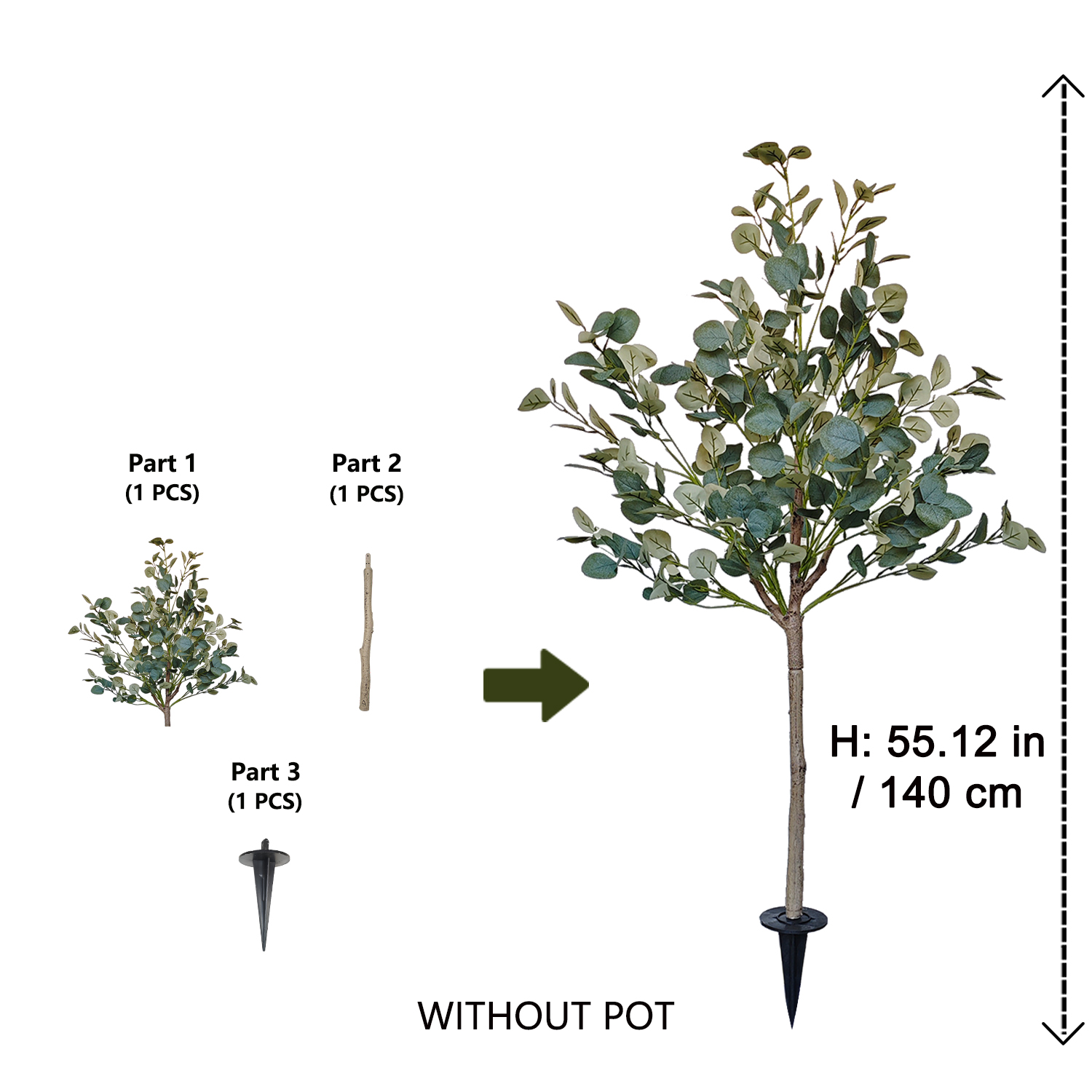 Plante artificielle d'eucalypt - Ficus Lyrata Tree avis et prix
